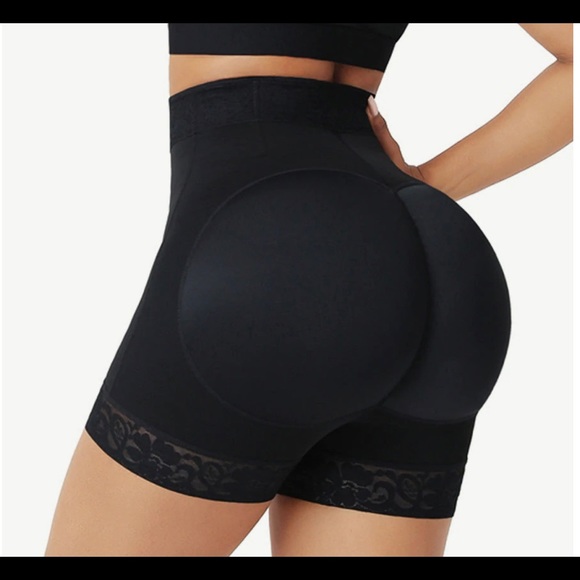 Front Zipper Butt Lifter Shorts High Waist Curve-Creating - Picture 2 of 3